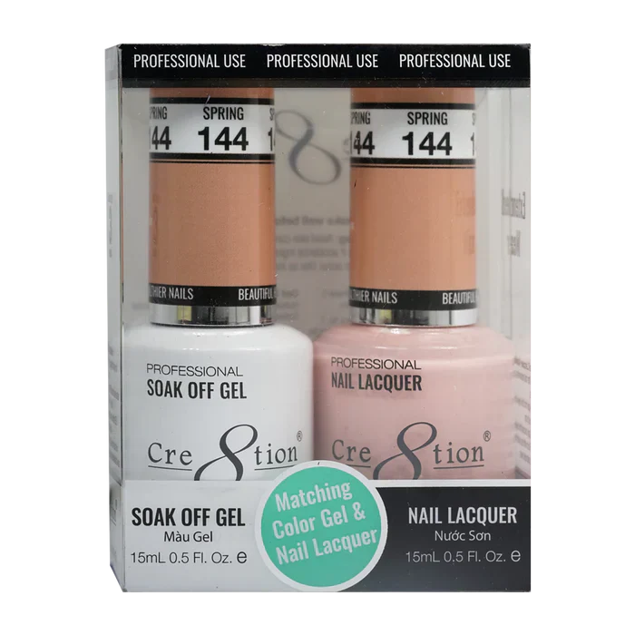 Creation Soak Off Gel Matching Pair 0.5oz 144 JUICIER KUMQUAT
