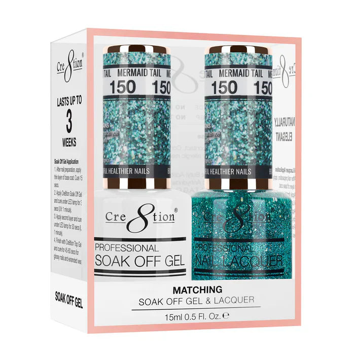 Creation Soak Off Gel Matching Pair 0.5oz 150 MERMAID TAIL