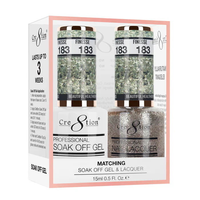 Creation Soak Off Gel Matching Pair 0.5oz 183 FINESSE