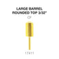 Creation Gold Carbide- Large Barrel-Round Top 3/32" CF
