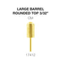 Creation Gold Carbide- Large Barrel-Round Top 3/32" CM