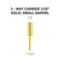 Creation 3-Way Carbide Gold, Small Barrel 3/32" CX