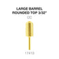 Creation Gold Carbide- Large Barrel-Round Top 3/32" CC