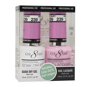 Creation Soak Off Gel Matching Pair 0.5oz 239 DAUGHTER’S LULLABY