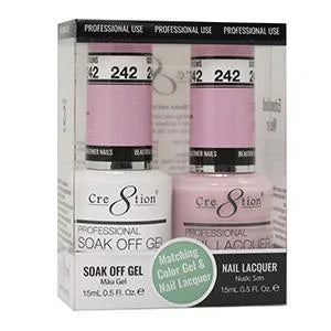 Creation Soak Off Gel Matching Pair 0.5oz 242 GOOD INTENTIONS