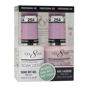 Creation Soak Off Gel Matching Pair 0.5oz 254 PARTY ON MY BLOCK