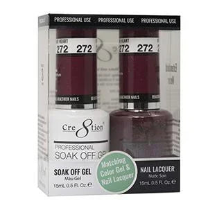 Creation Soak Off Gel Matching Pair 0.5oz 272 OPEN YOUR HEART