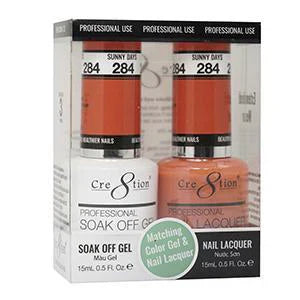 Creation Soak Off Gel Matching Pair 0.5oz 284 SUNNY DAYS