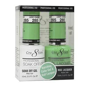 Creation Soak Off Gel Matching Pair 0.5oz 285 LUCKY CHARMER
