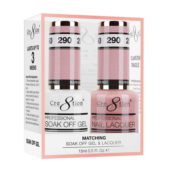 Creation Soak Off Gel Matching Pair 0.5oz 290