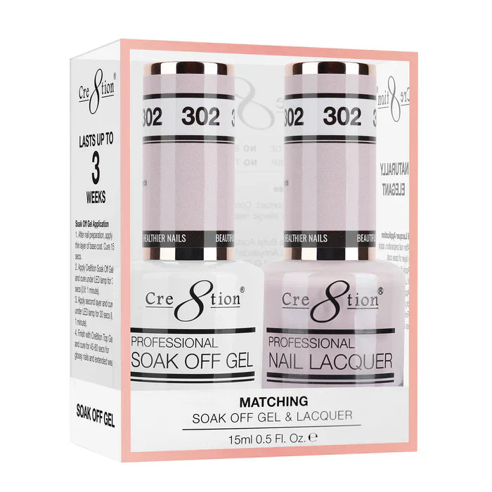 Creation Soak Off Gel Matching Pair 0.5oz 302