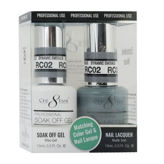 Creation Soak Off Gel Matching Pair Rustic Collection 0.5oz RC02
