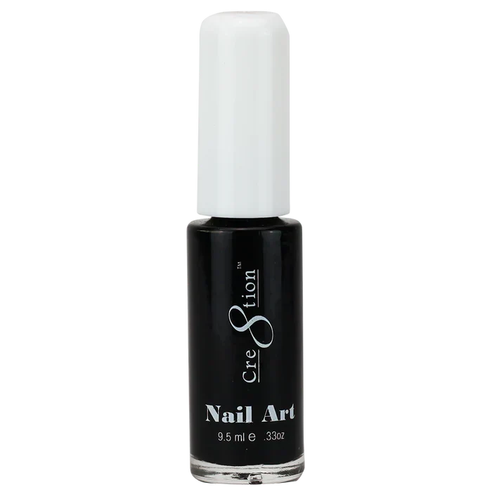 Creation Detailing Nail Art Lacquer 0.25oz 01 Black