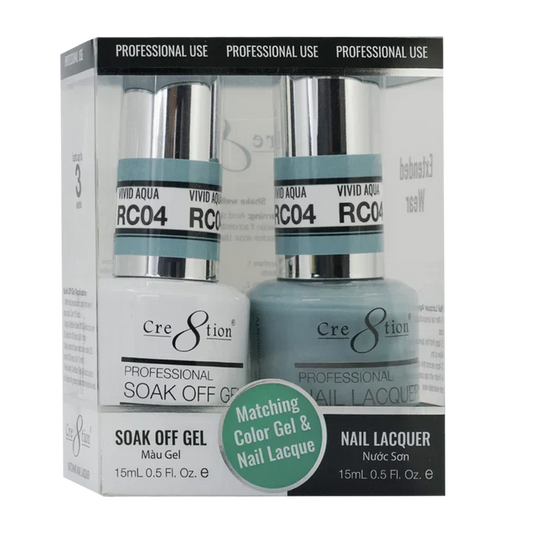 Creation Soak Off Gel Matching Pair Rustic Collection 0.5oz RC04