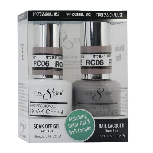 Creation Soak Off Gel Matching Pair Rustic Collection 0.5oz RC06