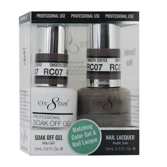 Creation Soak Off Gel Matching Pair Rustic Collection 0.5oz RC07