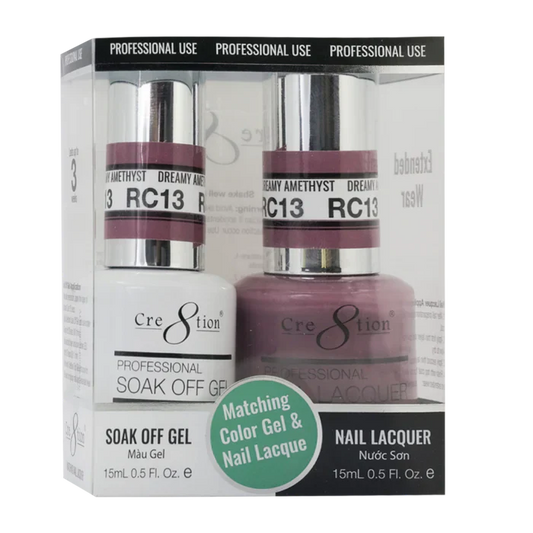 Creation Soak Off Gel Matching Pair Rustic Collection 0.5oz RC13