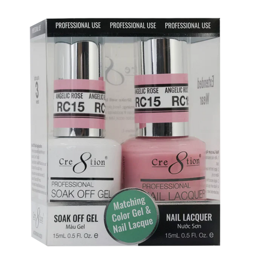 Creation Soak Off Gel Matching Pair Rustic Collection 0.5oz RC15