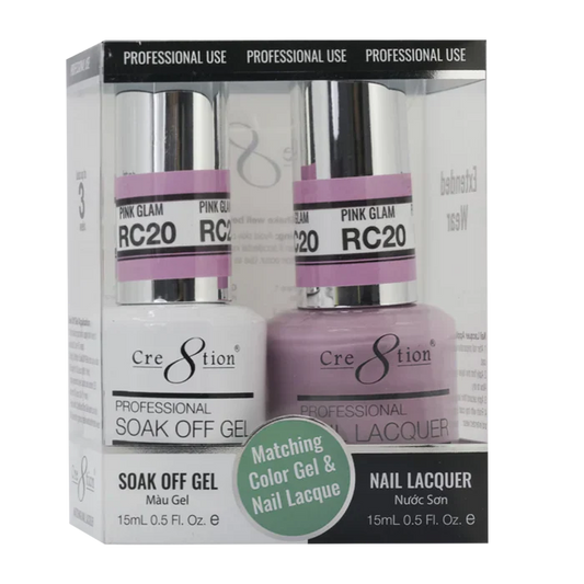 Creation Soak Off Gel Matching Pair Rustic Collection 0.5oz RC20