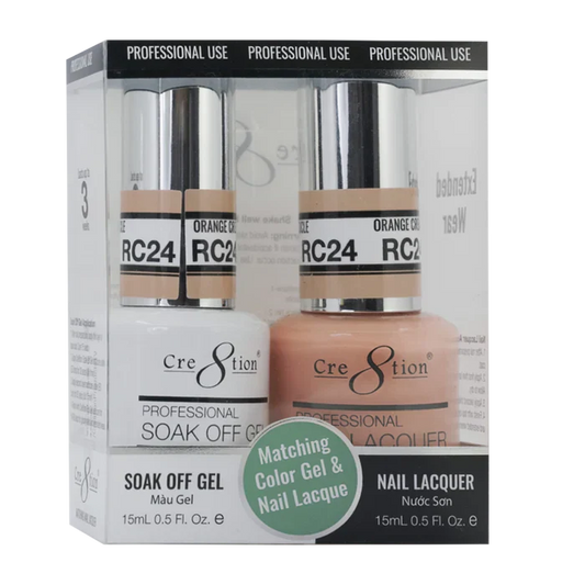 Creation Soak Off Gel Matching Pair Rustic Collection 0.5oz RC24