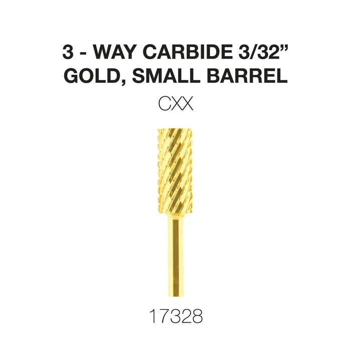 Creation 3-Way Carbide Gold, Small Barrel 3/32" CXX