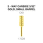 Creation 3-Way Carbide Gold, Small Barrel 3/32" CXX