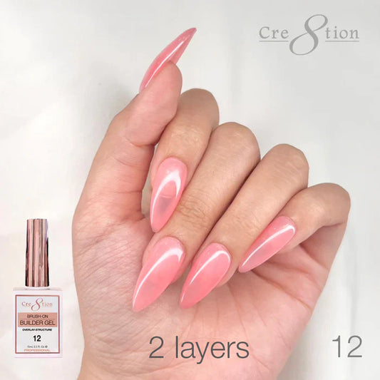 Creation Gel Collection - Overlay/ Brush on Builder 0.5oz 12