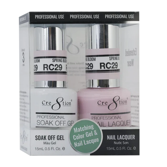 Creation Soak Off Gel Matching Pair Rustic Collection 0.5oz RC29