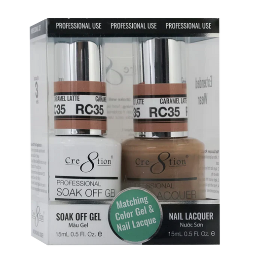 Creation Soak Off Gel Matching Pair Rustic Collection 0.5oz RC35