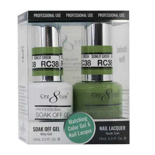 Creation Soak Off Gel Matching Pair Rustic Collection 0.5oz RC38