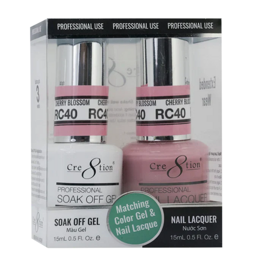 Creation Soak Off Gel Matching Pair Rustic Collection 0.5oz RC40