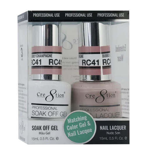 Creation Soak Off Gel Matching Pair Rustic Collection 0.5oz RC41