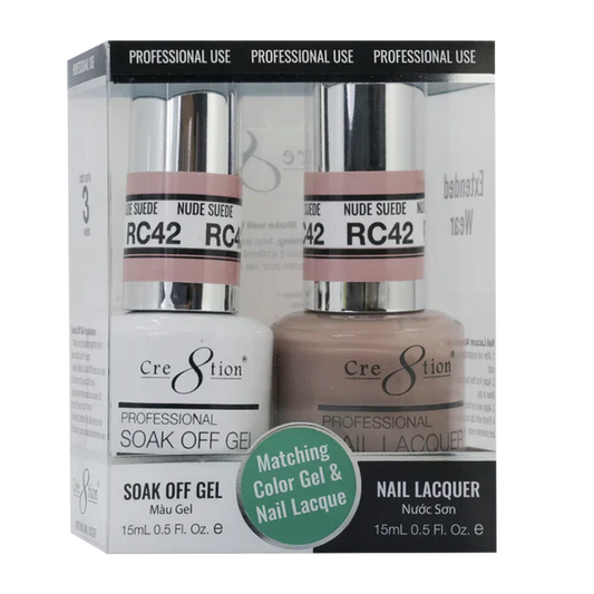 Creation Soak Off Gel Matching Pair Rustic Collection 0.5oz RC42