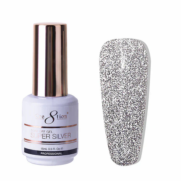 Creation Super Bright Silver Gel 0.5oz