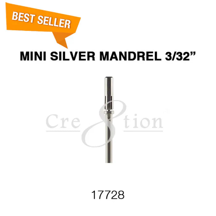 Creation Mini Silver Mandrel 3/32