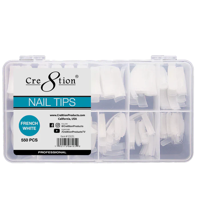 Creation Tips #0 - #10 550 pcs./box French White