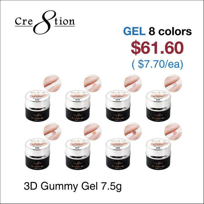 Creation Gummy Gel in Jar 7.5g Set