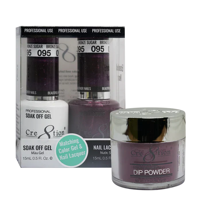 Creation Trio Matching Colors (3pc) - 095 Acai Berry