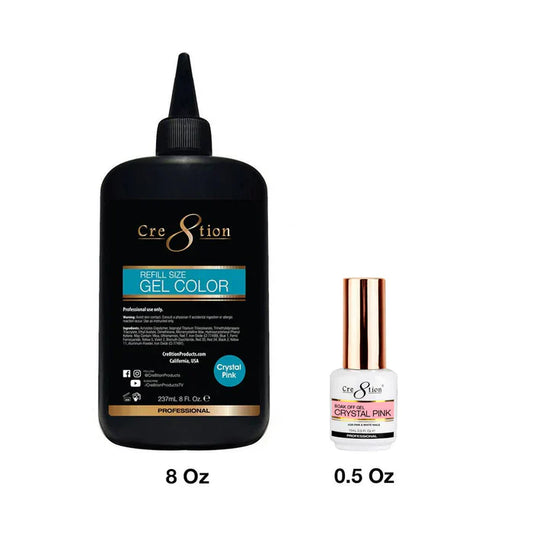 Creation Soak Off Gel Crystal Pink (9.5oz + 8oz)