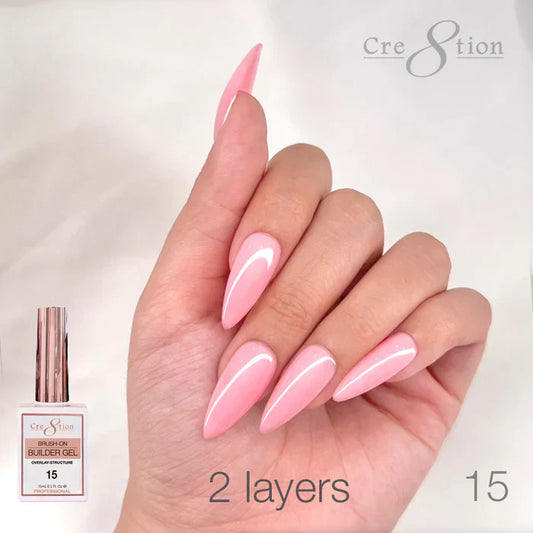 Creation Gel Collection - Overlay/ Brush on Builder 0.5oz 15