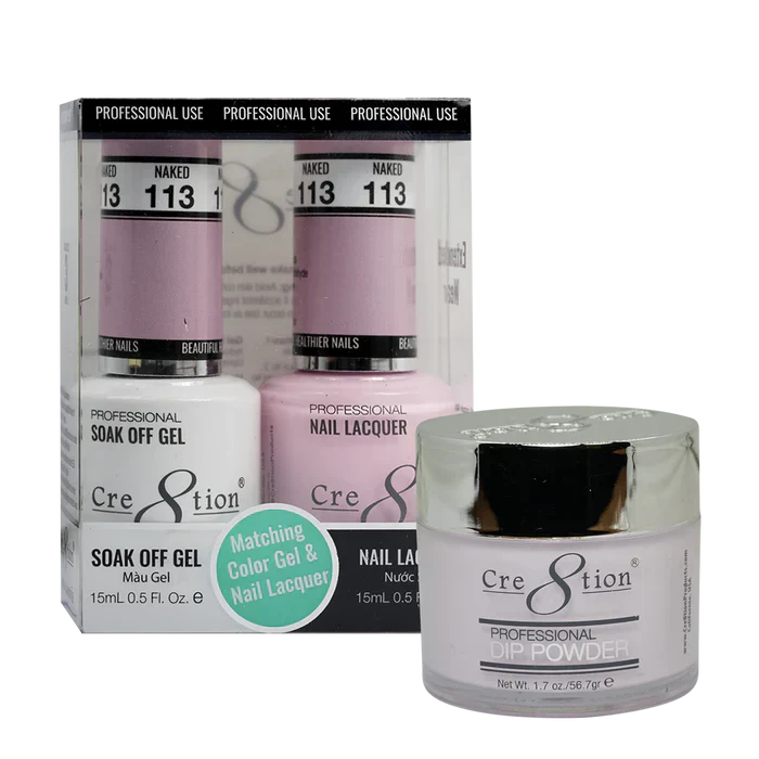 Creation Trio Matching Colors (3pc) - 113 Naked
