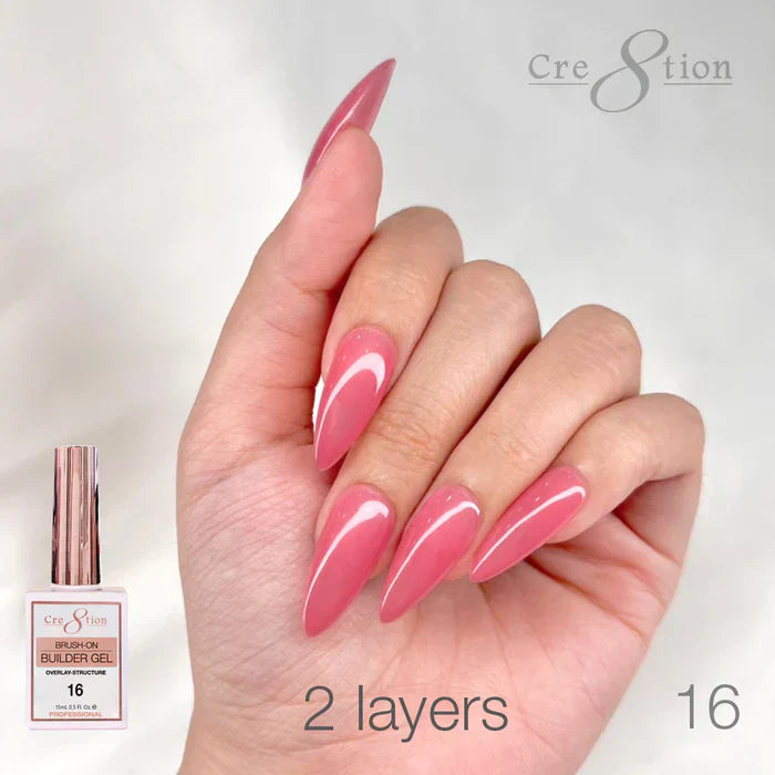 Creation Gel Collection - Overlay/ Brush on Builder 0.5oz 16