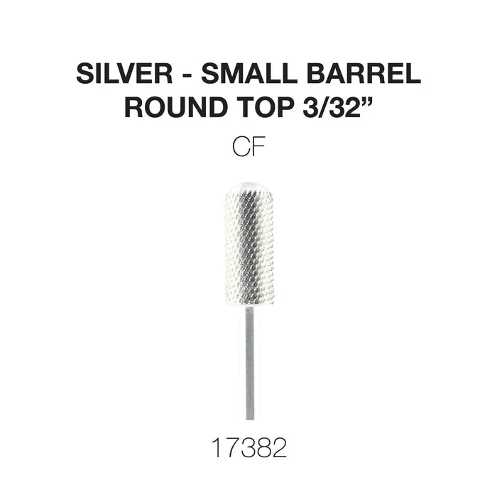 Creation Silver Carbide- Small Barrel-Round Top- 3/32" CF