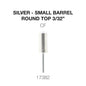 Creation Silver Carbide- Small Barrel-Round Top- 3/32" CF
