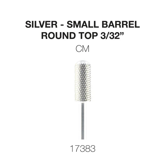 Creation Silver Carbide- Small Barrel-Round Top- 3/32" CM