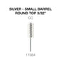 Creation Silver Carbide- Small Barrel-Round Top- 3/32" CC