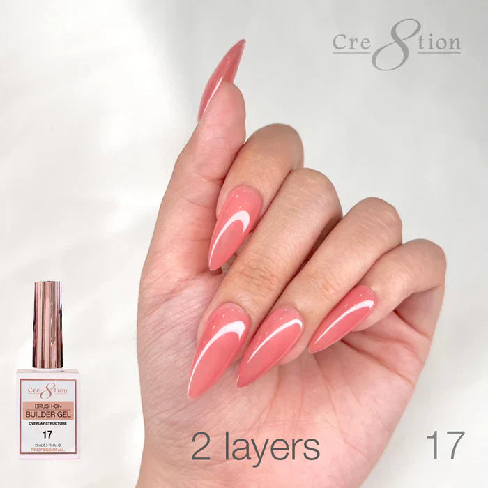 Creation Gel Collection - Overlay/ Brush on Builder 0.5oz 17