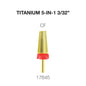 Creation Titanium 5 in 1 Nail Filing Bit 3/32" CF