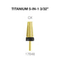 Creation Titanium 5 in 1 Nail Filing Bit 3/32" CX
