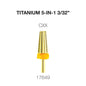 Creation Titanium 5 in 1 Nail Filing Bit 3/32" CXX
